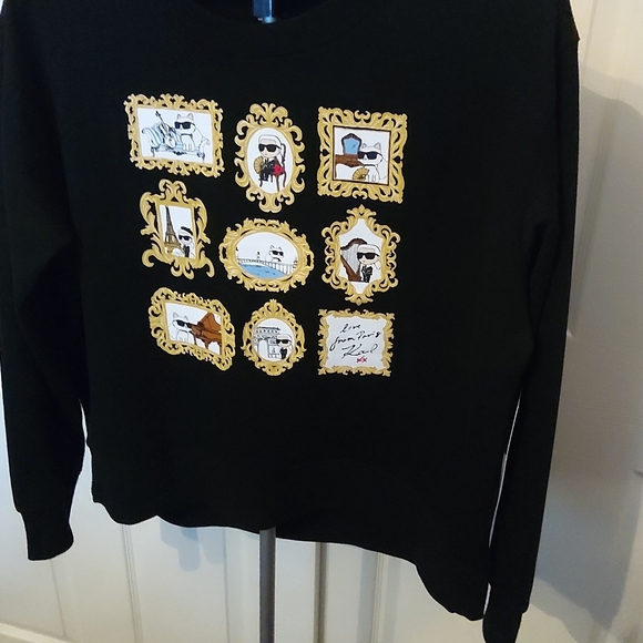 Karl Lagerfeld Black Sweatshirt - Picture 4 of 11